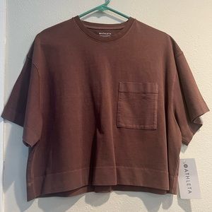 Athleta Classic Cotton Crop Tee